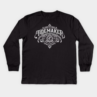 Shadow and Bone: Tidemaker (monochrome) Kids Long Sleeve T-Shirt